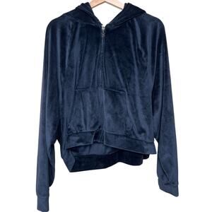 Victoria Secret On Point Size XL Velvet Zip Up Sweater